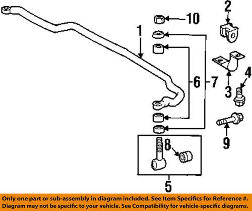 Toyota oem 9418461001 chassis component/suspension stabilizer bar link nut