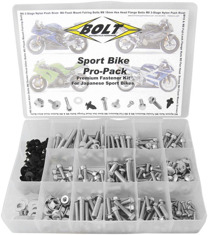 Bolt motorcycle hardware bolt japanese sportbike size pro-pack