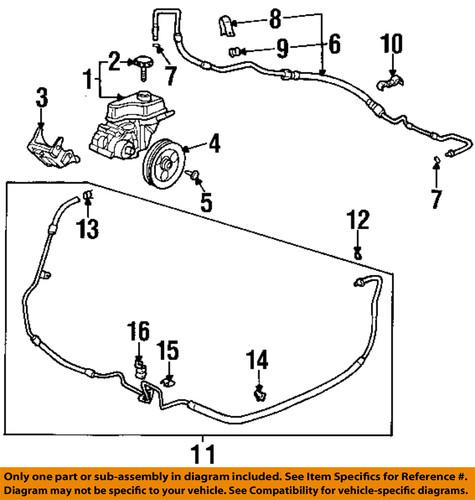 Gm oem 25768879 power steering pressure hose