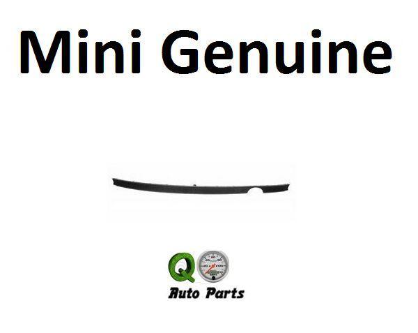 Mini cooper r50 new genuine rear center bumper cover trim spoiler 51126800209