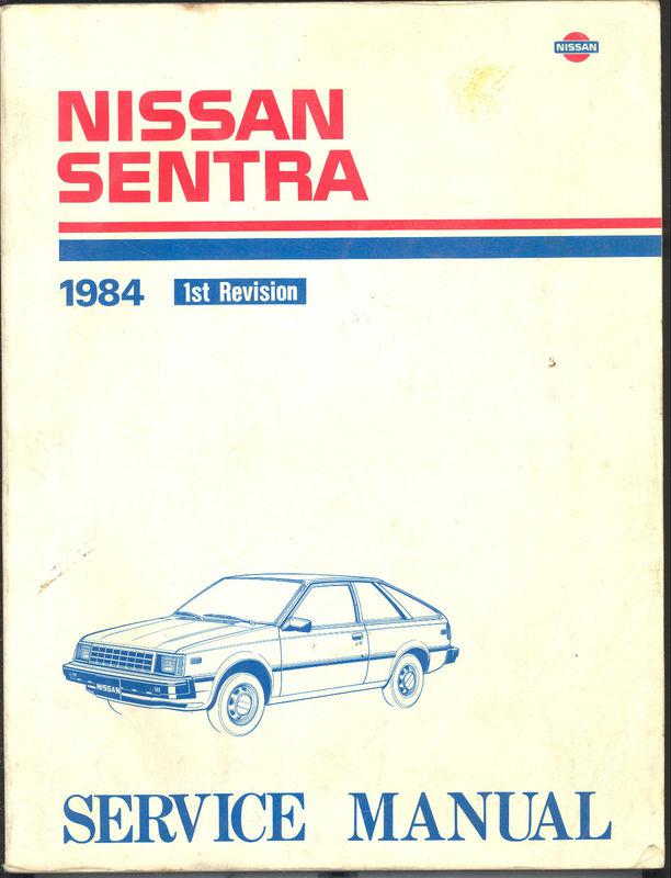 1984 nissan sentra factory oem workshop service repair manual
