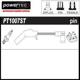 1x powertec ht ignition lead sets oe pt1007st