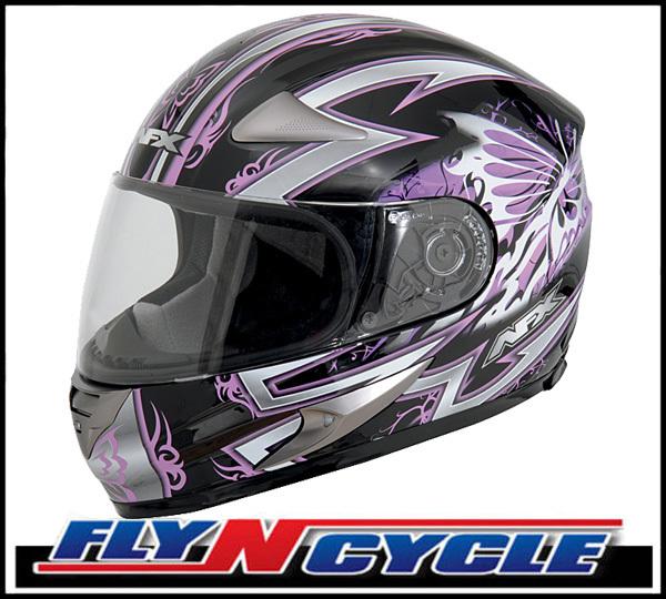 Afx fx-90 pink passion small full face motorcycle helmet dot ece