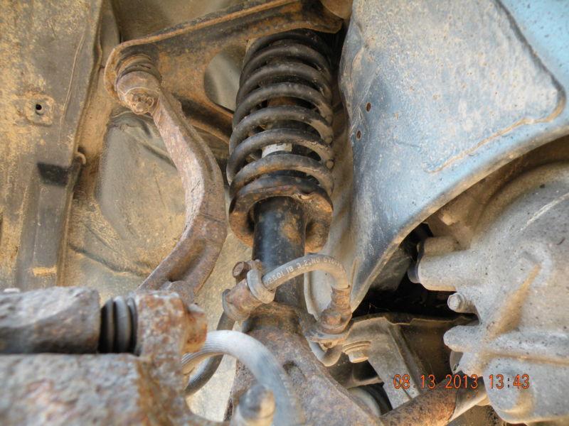 1997 honda accord right front strut with spring 195178