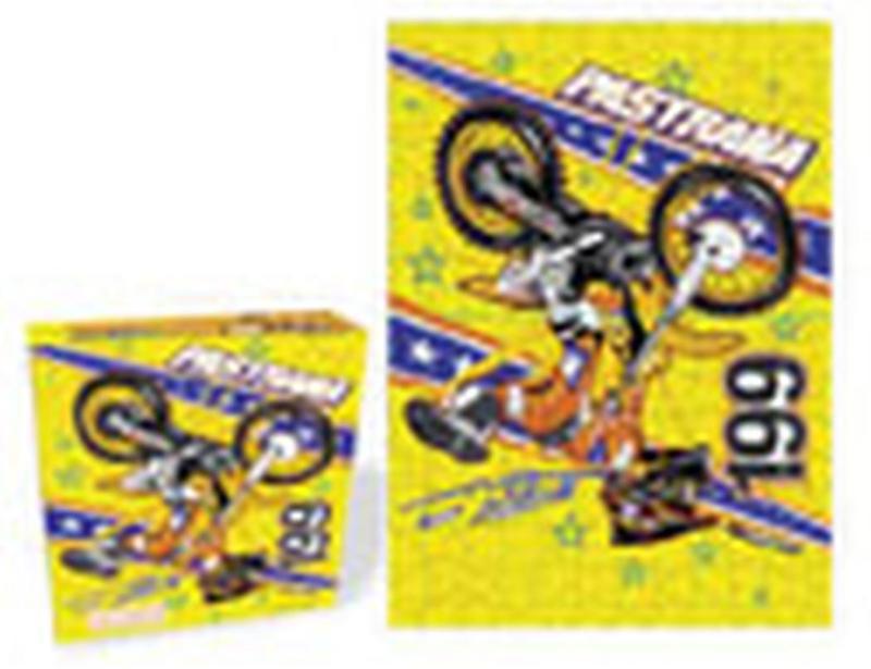 New smooth industries kids pastrana puzzle, yellow, 100 pc