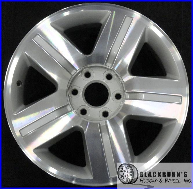 07 08 09 10 11 silverado avalanche suburban tahoe 20" machined silver wheel 5291