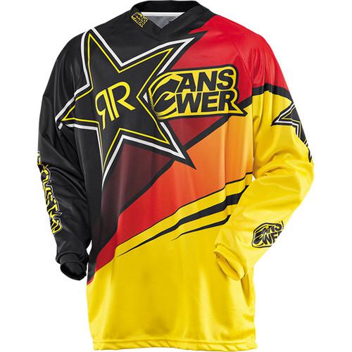 Answer rockstar 2014 youth mx offroad jersey black/red/yellow sm