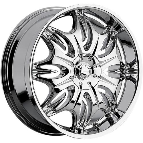 24x9 chrome incubus jinx wheels 5x4.75 5x5 +15 chevrolet caprice impala ss astro