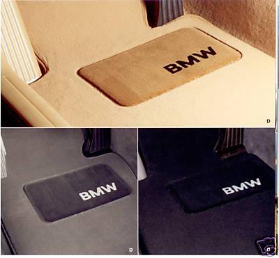 Bmw oem 3 series e46 1999-2006 carpeted floor mats set of 4