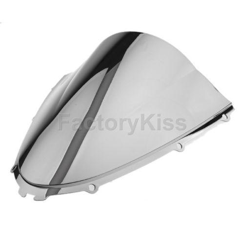 Gau new windshield windscreen for kawasaki zx14r zx 14r 2006-2007 chrome #168