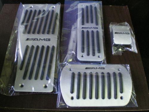 Mercedes benz amg at aluminum pedals w202 208 210 211 x 4 pieces