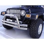New jeep wrangler front bumper tube stainless steel s/s cj5 cj7 fits 1976-2006