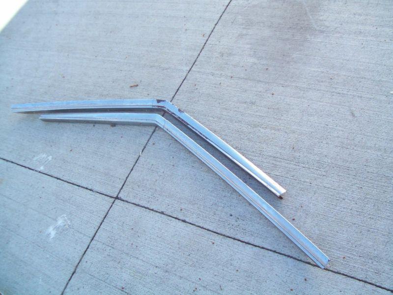 1964 64 dodge polara inner roof rail chrome lh and rh side as shown