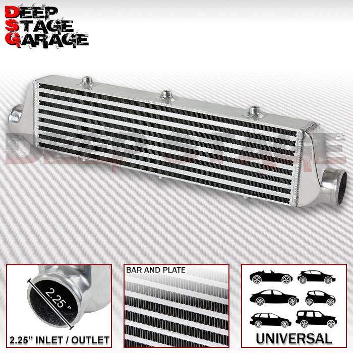 27x6x2.5 aluminum turbo bar&plate fmic front mount intercooler 2.25"inlet/outlet