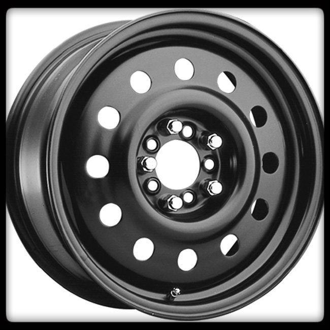 13x5.5 pacer 83b matte black mod 4x100 aveo neon escort civic steel wheels rims