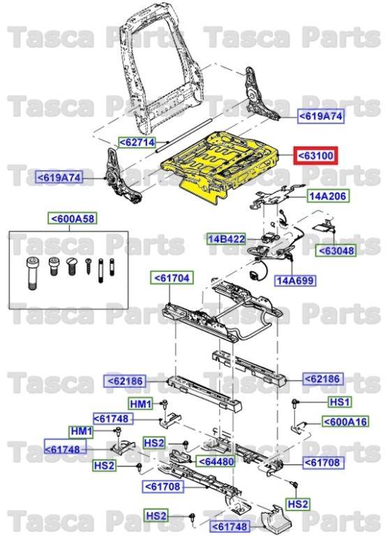 New oem rh front seat base frame explorer & mountaineer & explorer sport trac