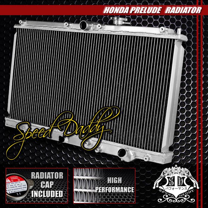 2-row/core full aluminum racing radiator 94-97 accord/-01 prelude 2.2l h22a4 mt