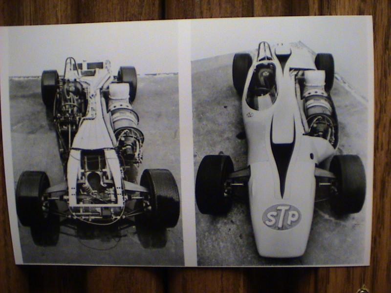 Awesome studebaker 1967 indy 500 andy's stp turbine car super gloss photo poster