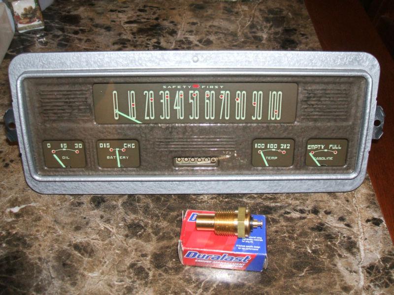 Chevrolet 1939 master  deluxe speedometer gauges 12 volts rebiult 