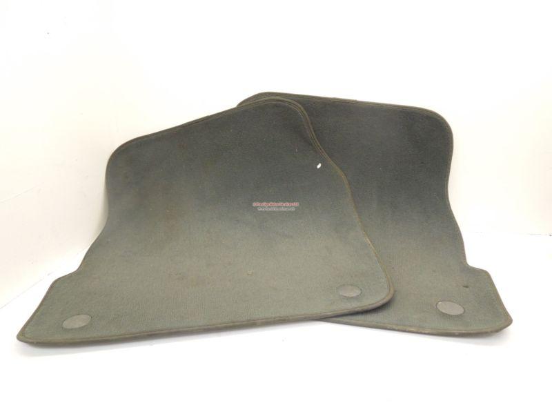 Audi a6 c5 green pair of rear carpet floor mats	