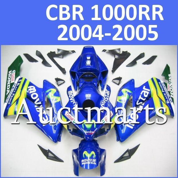 Fit honda 04 05 cbr1000rr cbr 1000 rr 2004 2005 fairing kit abs plastics d11 d3