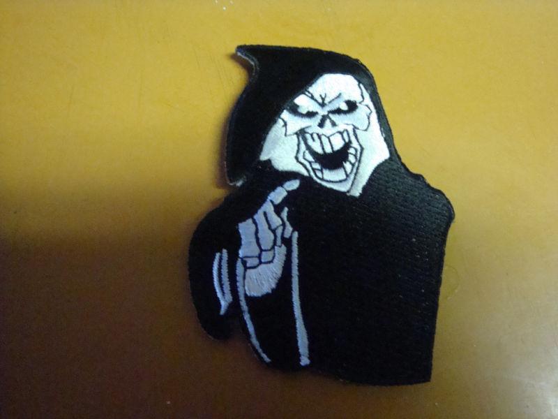 Grim reaper biker patch new!!