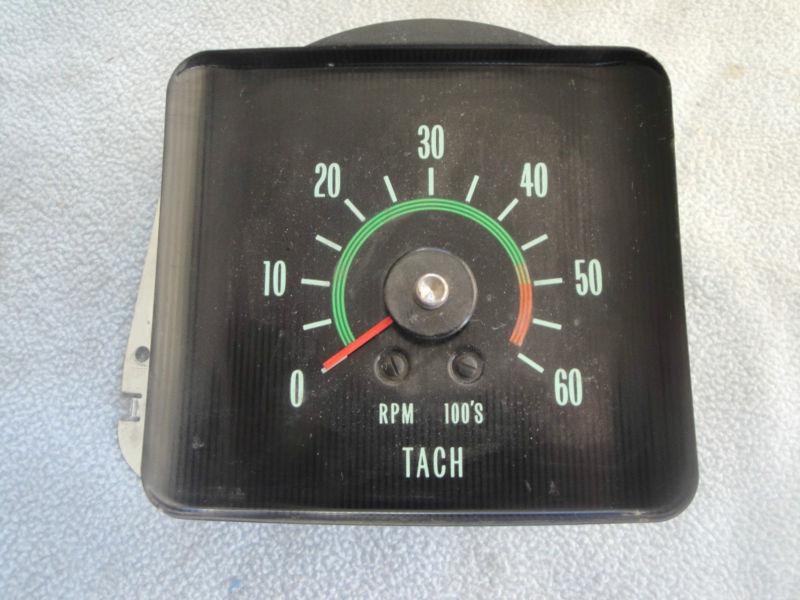 Rare original 6000 rpm tachometer for 1966 chevrolet impala  excellent