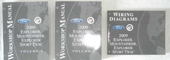 2009 ford explorer mountaineer service repair manuals 