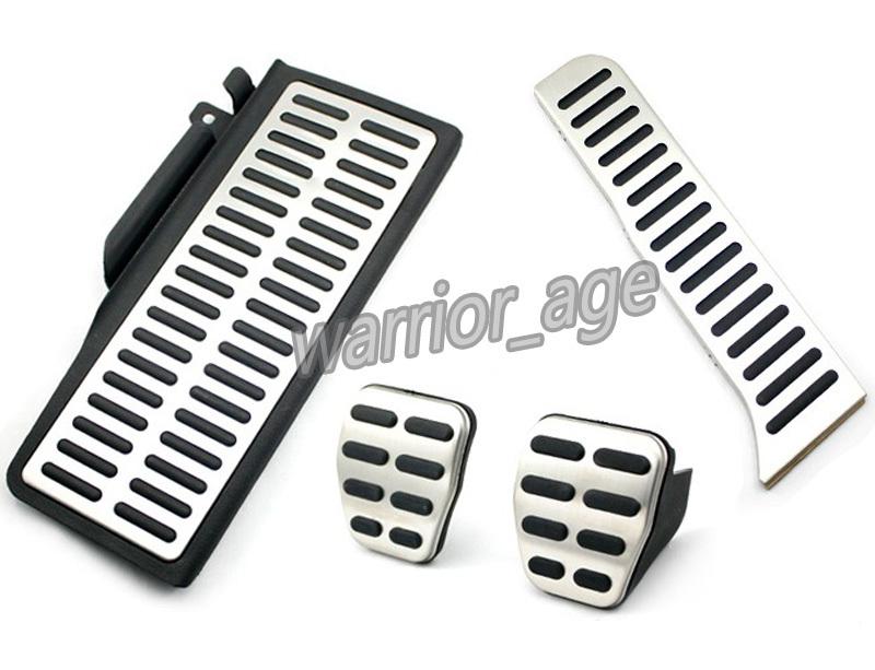 Sport mt pedal fuel clutch brake foot rest pedal for volkswagen vw cc passat b7