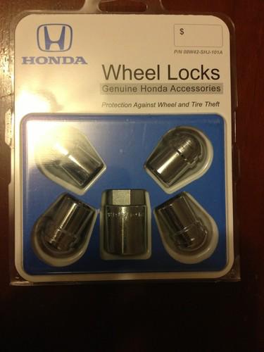 Honda oem wheel lock set never opened~ nip