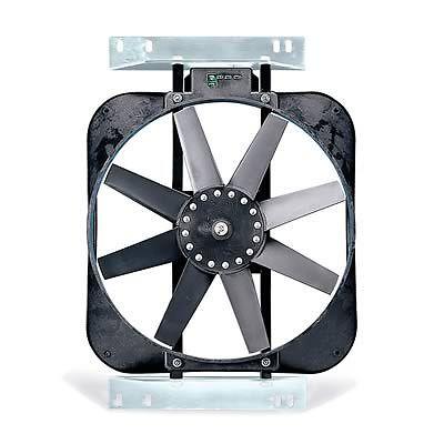 Flex-a-lite black magic electric fan 2,800 cfm puller 15" dia single 165