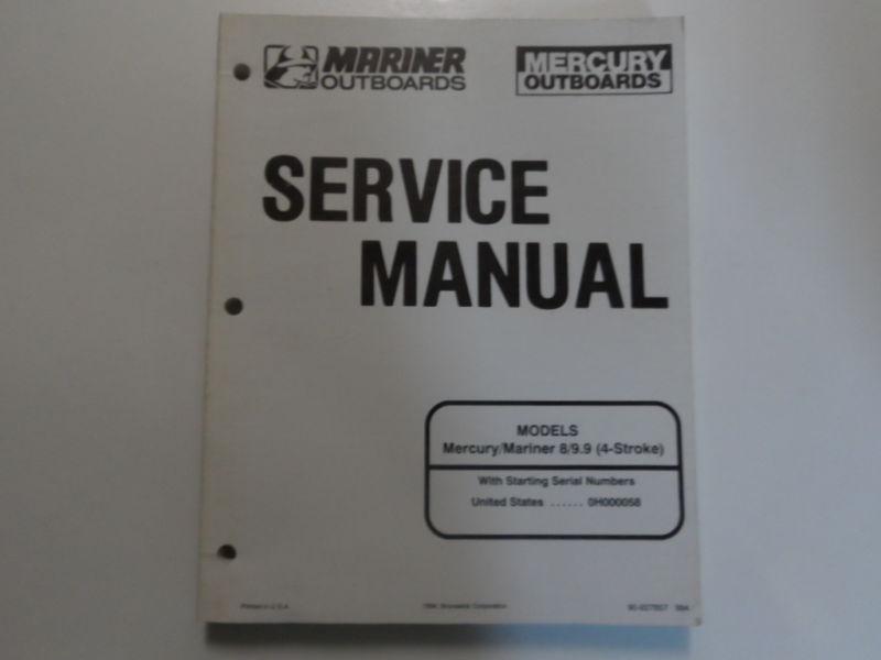 1994 mercury mariner outboards 8 9.9 4 stroke service manual factory oem book 94