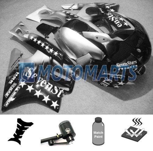 Bundle fairing w/ brake fluid reservoir oil pot for honda cbr600 f3 1997 1998 aa