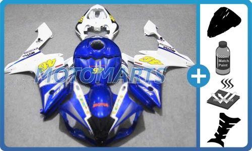 Bundle for yamaha yzf 1000 r1 07 08 injection body kit fairing & windscreen al