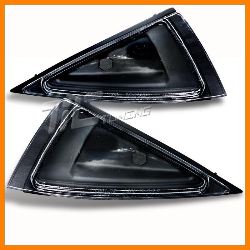 95-99 chevy cavalier euro style black corner signal lights lamps left+right set