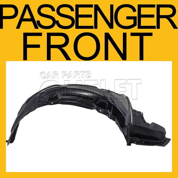 96-98 toyota paseo passenger front fender liner plastic shield 97-99 tercel rh r