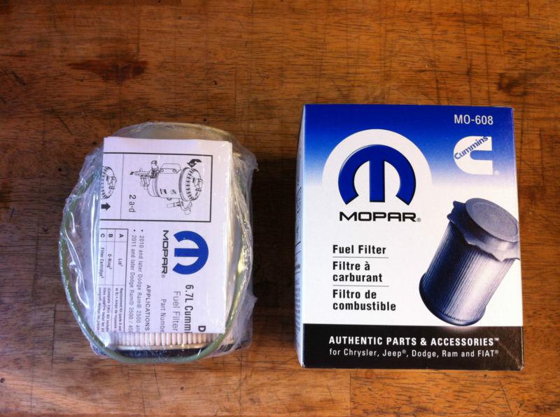 2010-2012 mopar diesel fuel filter