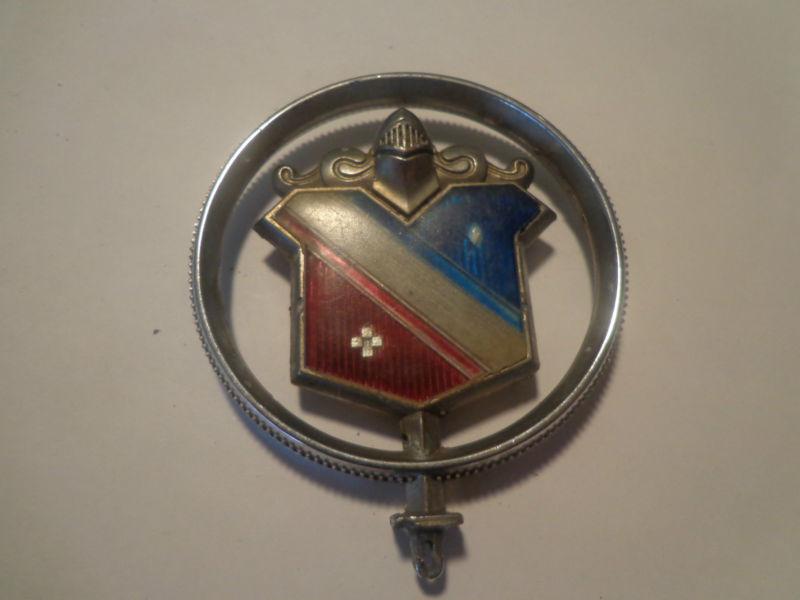 Vintage 60's 70's 80's buick hood ornament knight shield emblem