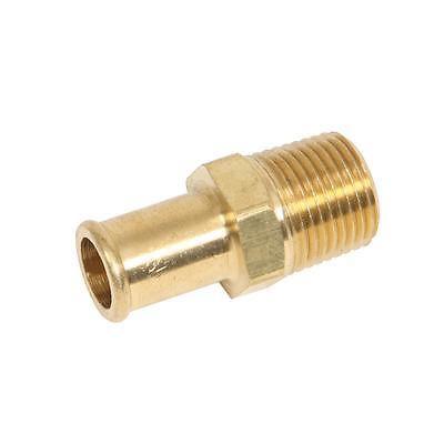 Turbonetics 30244 fitting brass straight 1/2" npt 5/8" hose barb each