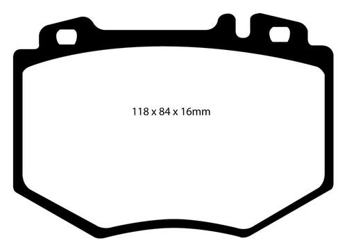 Ebc brakes ud985 ebc ultimax brake pads 03-06 cl600 s600