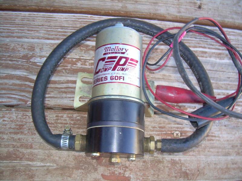 Mallory high performance fuel pump series 60fi