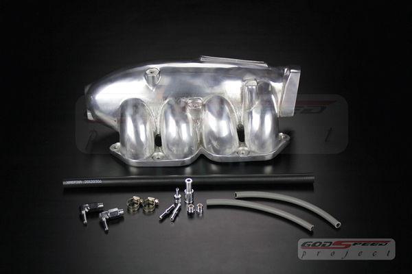 Godspeed silvia s14 240sx sr20 sr20det black top polished turbo intake manifold