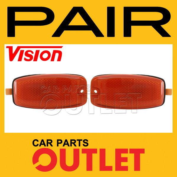 Side marker light lamp fits 01-05 hyundai santa fe 05-09 tucson left+right pair