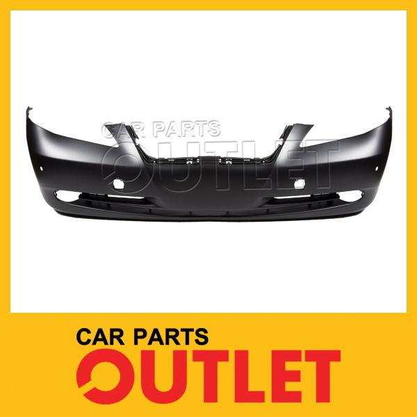 2007-2009 lexus es 350 front bumper primed black w/park sensor hole no tow cover