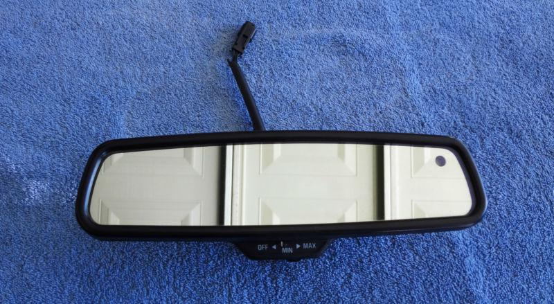 Late 80s 90s gm models oem gntx gentex 100 auto dimming rear view mirror w plug