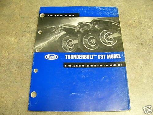 Buell thunderbolt s3t parts catalog 2002 99570-02y