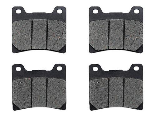 Front carbon kevlar organic brake pads for 1986-1987 yamaha fzx 700 fazer