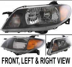 Clear lens new head lamp with bulbs left hand halogen lh driver side bl8e510l0d