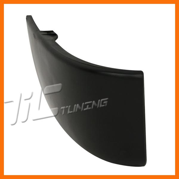 1985-1994 gmc safari front bumper end cap matte black plastic outer right