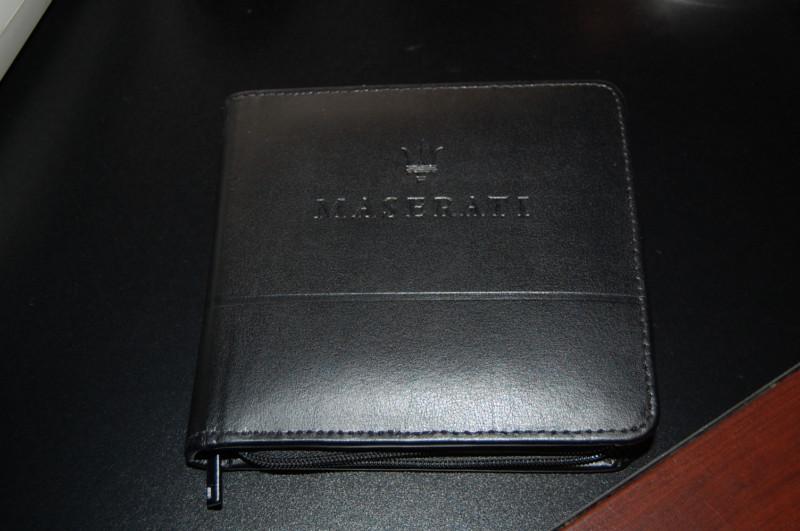  maserati quattroporte navigation cd leather case